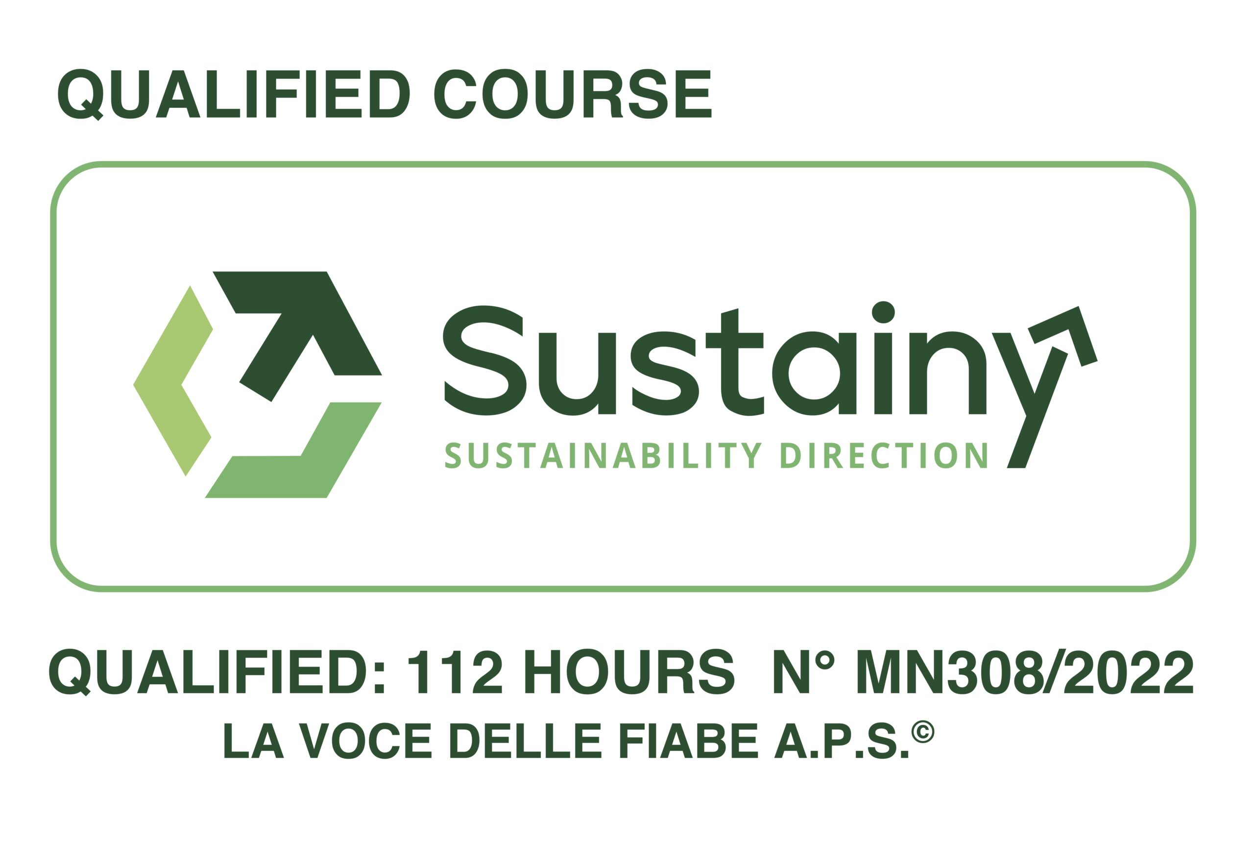 certificazione internazionale in Medicina Narrativa di 112 ore in "Narrative Coaching e Conflict Management" da parte di KHC-Sustainy srl